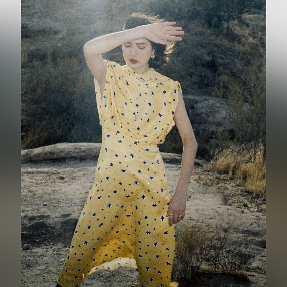 SIEDRES Open Back Dress